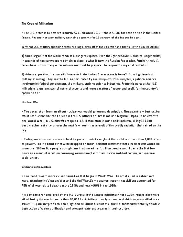 Sociology 2105A/B Lecture Notes - Symbolic Interactionism, Demography, Acute Radiation Syndrome thumbnail