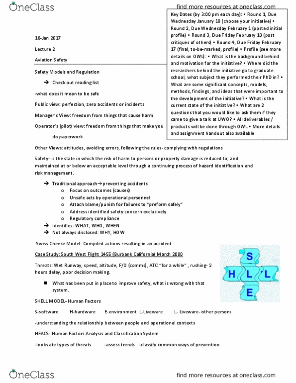 Management and Organizational Studies 4409F/G Lecture Notes - Lecture 2: Swiss Cheese Model, Regulatory Compliance, Ludwig Von Bertalanffy thumbnail