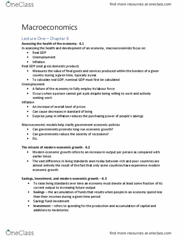 ECN 204 Lecture Notes - Lecture 1: Nominal Rigidity thumbnail