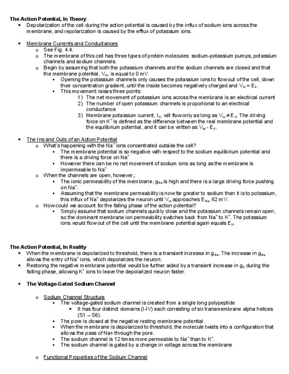 PS271 Lecture Notes - Saltatory Conduction, Schwann Cell, Generalised Epilepsy thumbnail