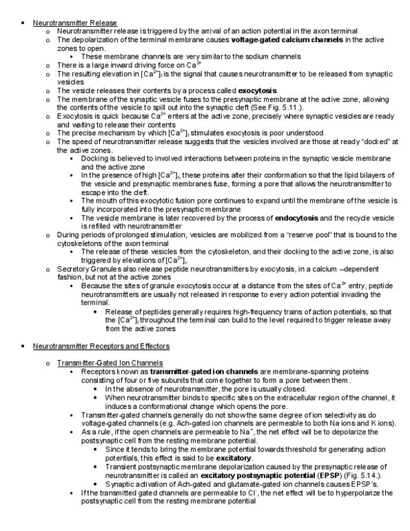 PS271 Lecture Notes - Curare, Cytosol, Nicotine thumbnail