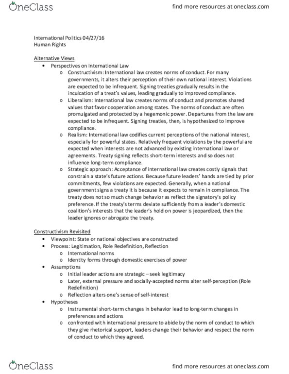 POL-UA 700 Lecture Notes - Lecture 15: Handicap Principle thumbnail