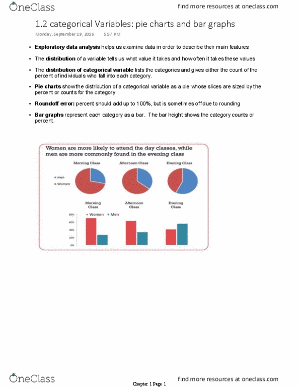 MATH 110 Chapter Notes - Chapter 1: Exploratory Data Analysis, Roundoff thumbnail