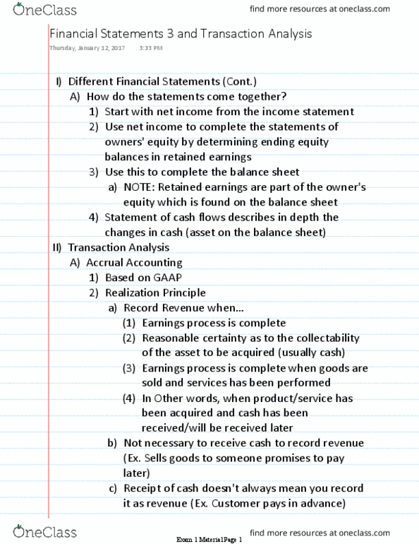 ACCTMIS 2200 Lecture Notes - Lecture 4: Financial Statement, Retained Earnings, Income Statement thumbnail