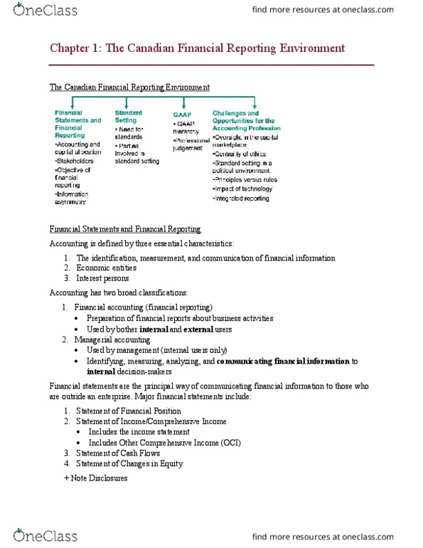 ADM 2342 Lecture Notes - Lecture 1: Financial Statement, Financial Accounting, Resource Allocation thumbnail