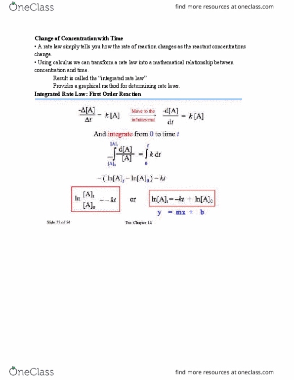 CHM 145 Lecture Notes - Lecture 4: Rate Equation, Arrhenius Equation, Hydrogen Peroxide thumbnail