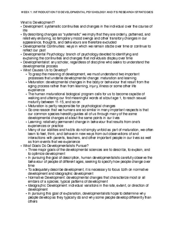 Psychology 2410A/B Lecture Notes - Heart Rate, Heredity, Confounding thumbnail