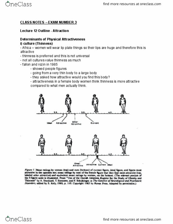 Psychology 2075 Lecture Notes - Lecture 18: Physical Attractiveness, Equity Theory, Lip Plate thumbnail