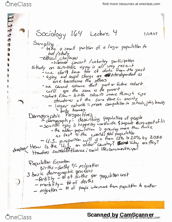 SOCIOL 164W Lecture 4: Sociology 164 Lecture 4 thumbnail