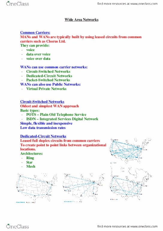 158 .235 Lecture Notes - Asynchronous Transfer Mode, Virtual Private Network, Packet Switching thumbnail