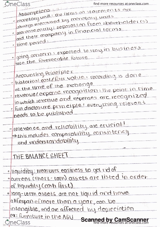 BUSI 1053 Lecture 2: Accounting and Finance- The Balance Sheet thumbnail