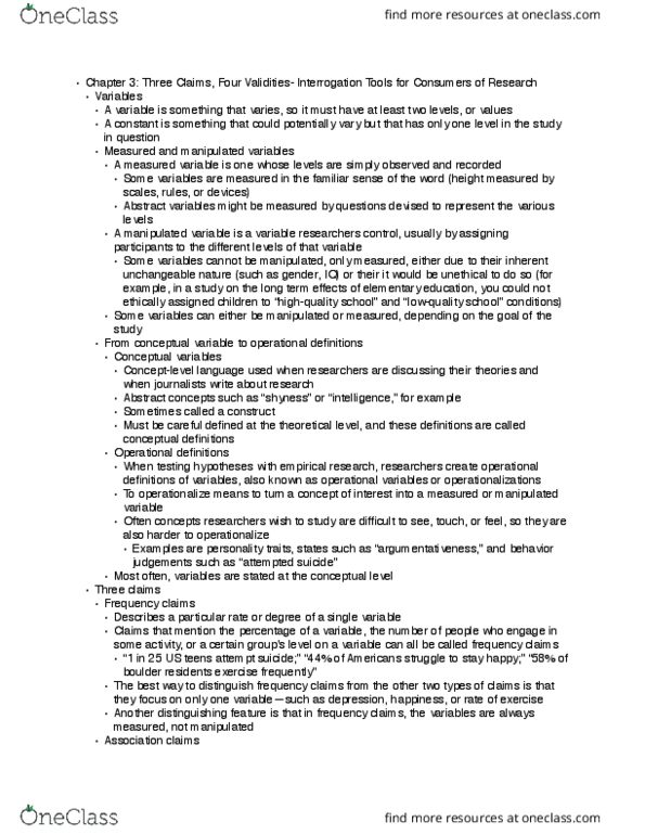 PSYCH 303 Chapter Notes - Chapter 3: Descriptive Statistics, Scatter Plot thumbnail