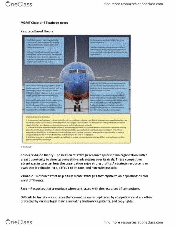 MGMT 4P90 Chapter Notes - Chapter 4: Trade Secret, Marketing Mix, Swot Analysis thumbnail