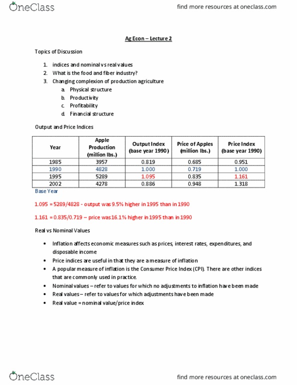 AGEC 105 Lecture Notes - Lecture 2: Corporate Farming thumbnail