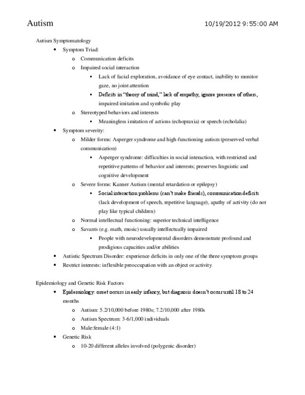 PSYC 208 Chapter Notes - Chapter 6: Echopraxia, Precocious Puberty, Catatonia thumbnail