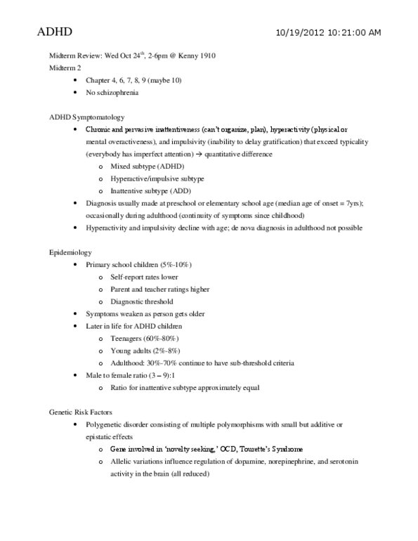 PSYC 208 Chapter Notes - Chapter 7: Prefrontal Cortex, Dialectical Behavior Therapy, Psychoeducation thumbnail