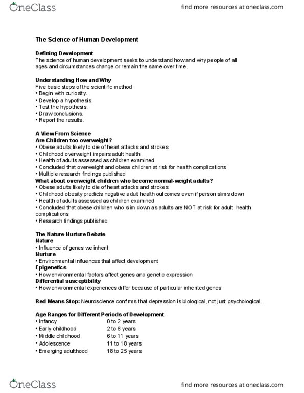 HDFS 2420 Lecture Notes - Lecture 1: Factor Analysis, Ethnic Group, Operant Conditioning thumbnail