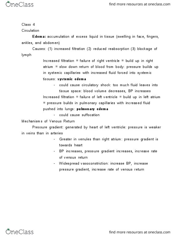 BIOL 1119 Lecture Notes - Lecture 4: Hypercapnia, Hypocapnia, Arteriole thumbnail