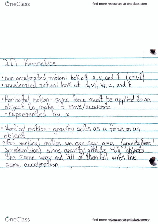 MSYM 109 Lecture 5: 2D Kinematics thumbnail