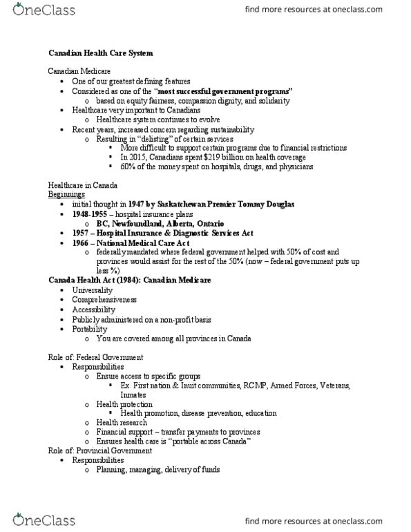 HE101 Lecture Notes - Lecture 1: Comorbidity, Trauma Center, Pediatrics thumbnail