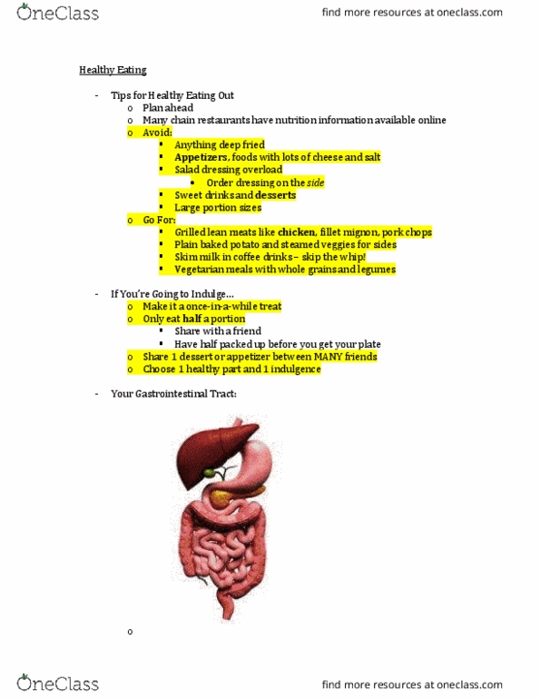 NUTR 1010 Lecture Notes - Lecture 3: Ileum, Pancreatic Juice, Mucus thumbnail