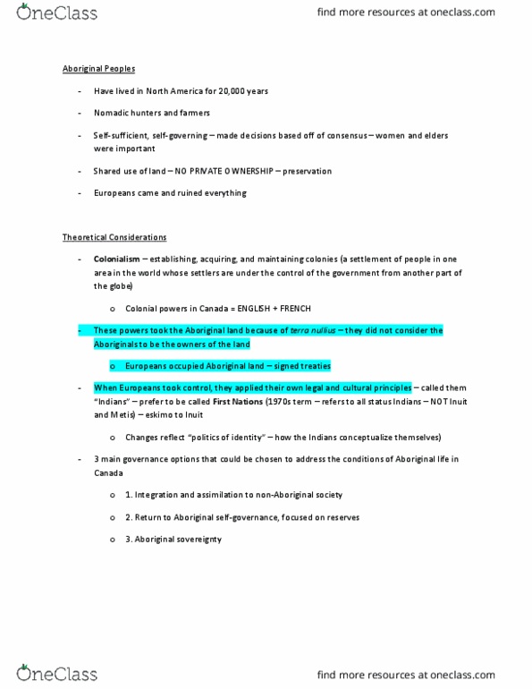 POLS 1400 Lecture Notes - Lecture 8: Quebec Agreement, Constitution Act, 1982, Charlottetown Accord thumbnail