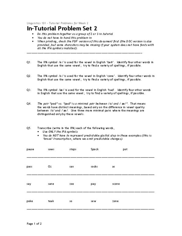 LING 101 Lecture Notes - Minimal Pair, Vocal Folds, Scone thumbnail