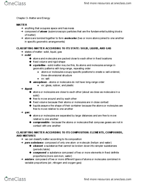 CHEM 1122 Lecture Notes - Lecture 1: Filter Paper, Miscibility, Kilowatt Hour thumbnail