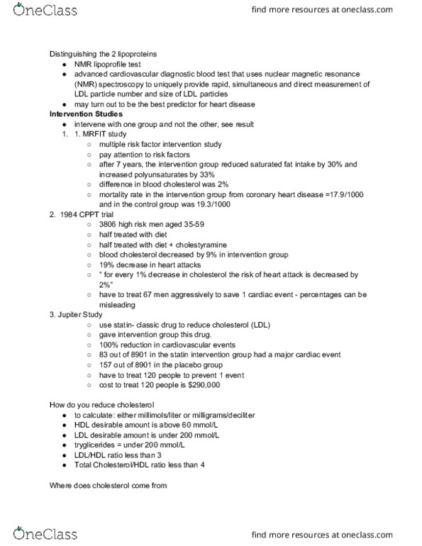 CHEM 181 Lecture Notes - Lecture 12: Yolk, Statin, Ldl Receptor thumbnail