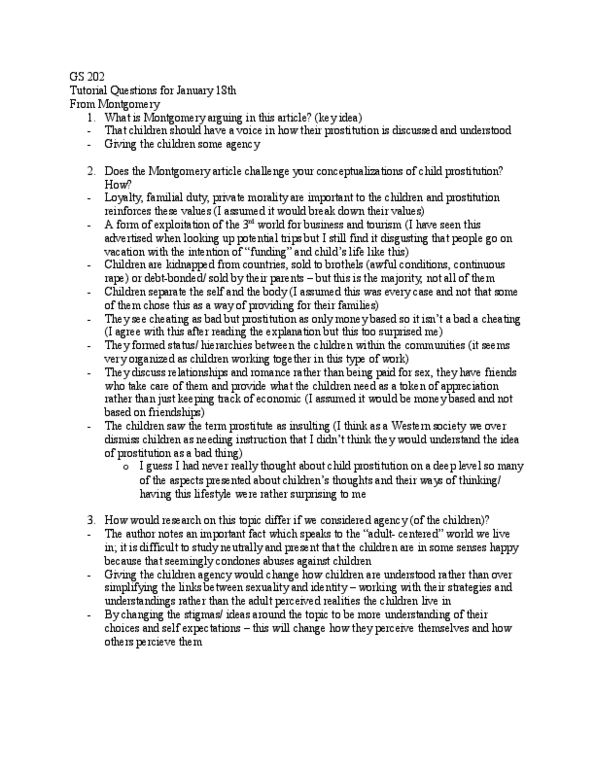 GS202 Chapter Notes -Social Status, Child Prostitution thumbnail