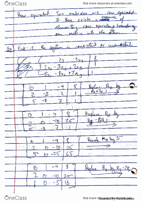 MATH 220 Lecture 3: Linear Systems 1.1 Part 3 thumbnail