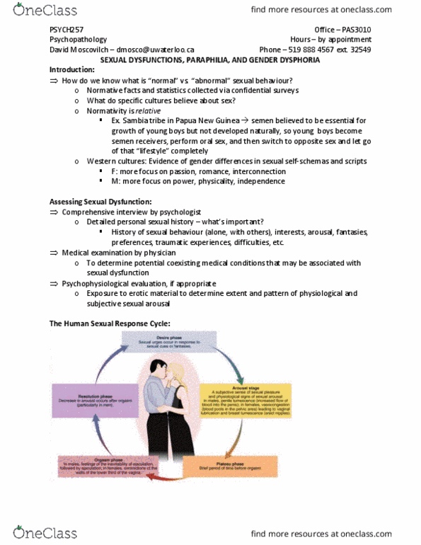 PSYCH257 Lecture Notes - Lecture 12: Voyeurism, Sildenafil, Relationship Counseling thumbnail