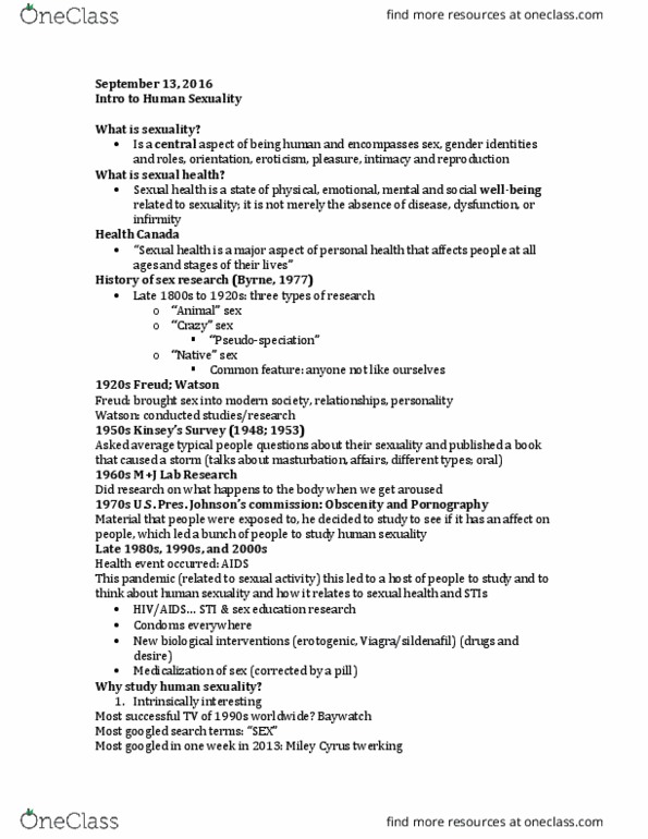 HLSC 2P50 Lecture Notes - Lecture 1: Medicalization, Twerking, Kim Kardashian thumbnail