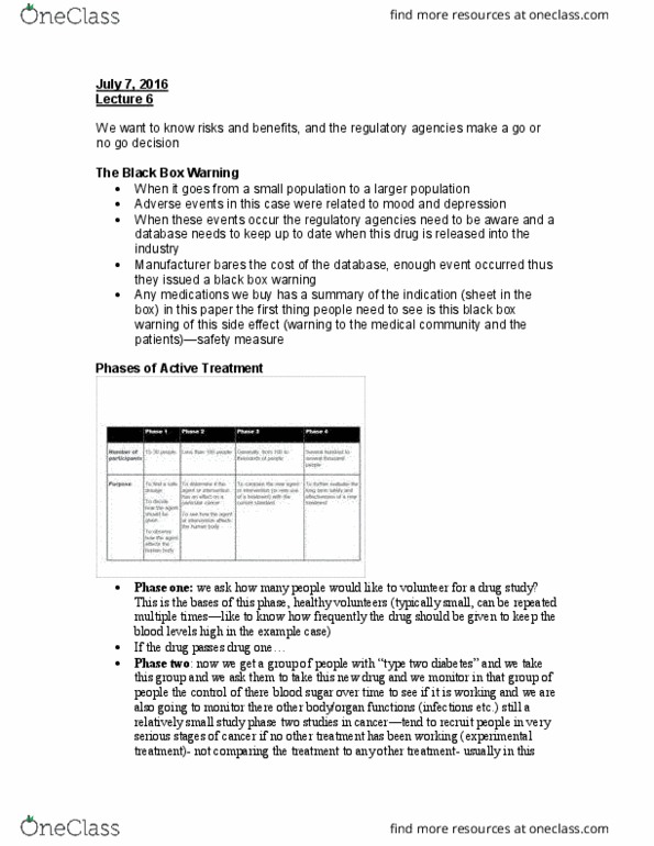 HLSC 2P27 Lecture Notes - Lecture 6: Ecological Study, Null Hypothesis, Breast Cancer thumbnail