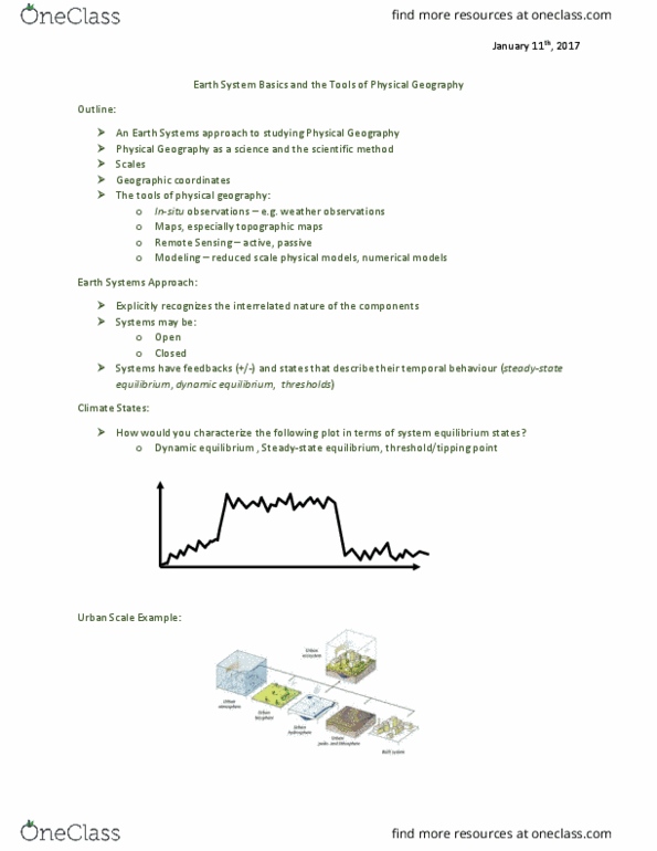 Geography 1300A/B Lecture Notes - Lecture 1: Sea Level Rise, True North, Polar Regions Of Earth thumbnail