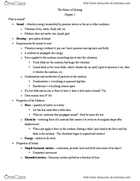 CDIS 3123 Lecture Notes - Lecture 2: Logarithm, Sound Intensity, Vocal Folds thumbnail