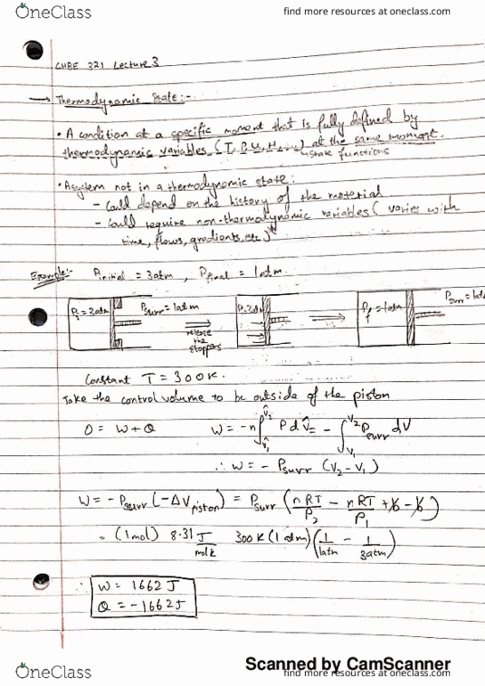 CHBE 321 Lecture 3: CHBE 321 Lecture Notes #3 thumbnail