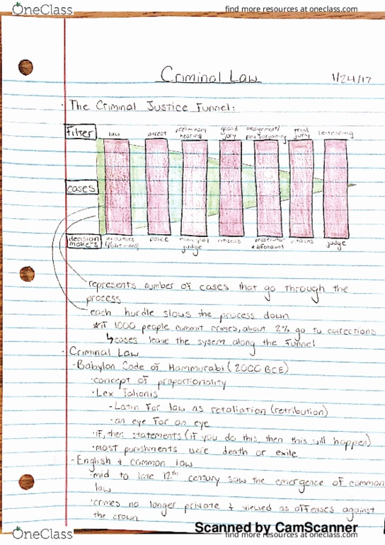 CRIM 100 Lecture 4: Criminal Law thumbnail