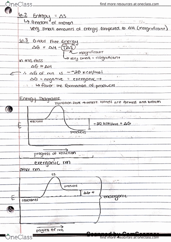 CEM 251 Lecture 4: Ch 6 Entropy and Kinetics thumbnail