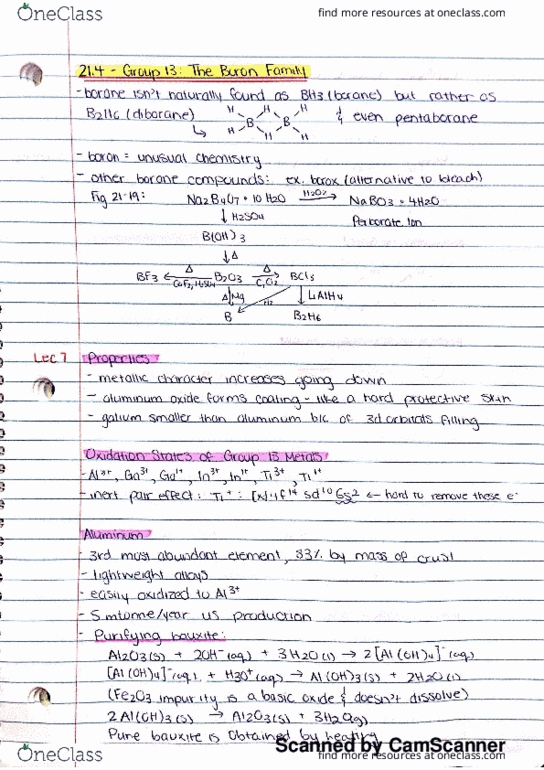 CHEM 2030 Lecture 7: c7 Boron Family & Carbon Family thumbnail