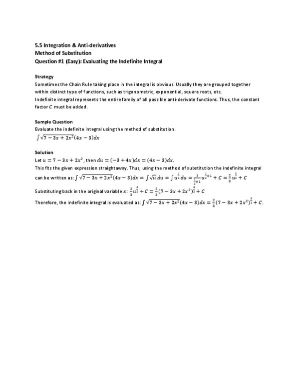 MAT136H1 Lecture Notes - Antiderivative thumbnail