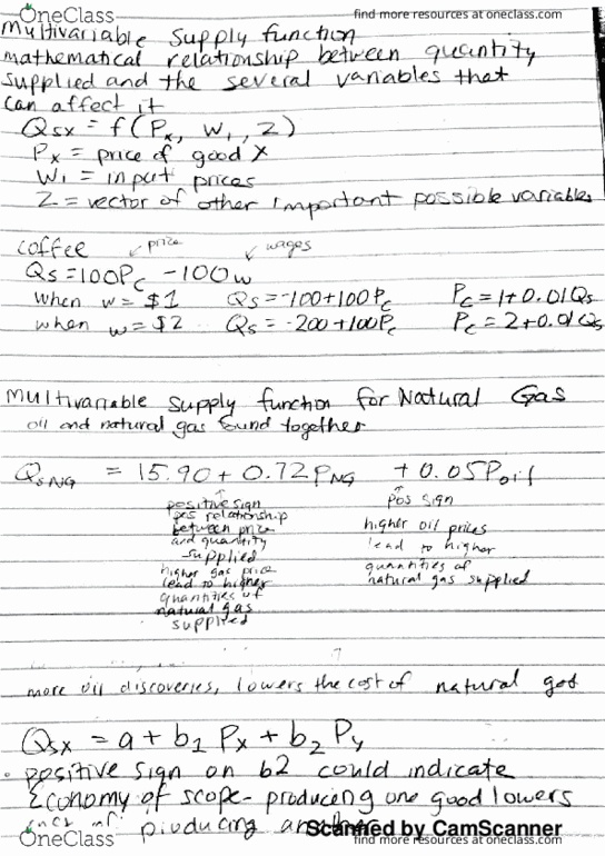 ECON 302 Lecture 7: Econ 302 Multivariable Supply thumbnail