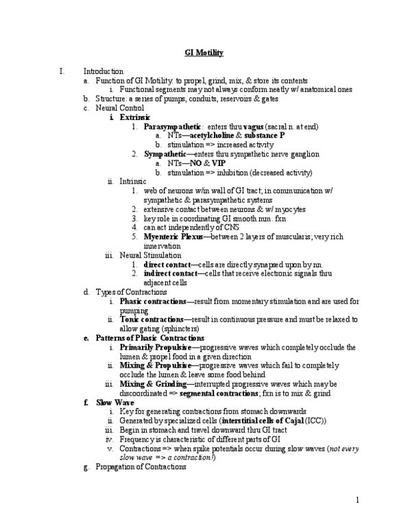 BIOL 2P93 Lecture Notes - Constipation, Gastroparesis, Bacs thumbnail