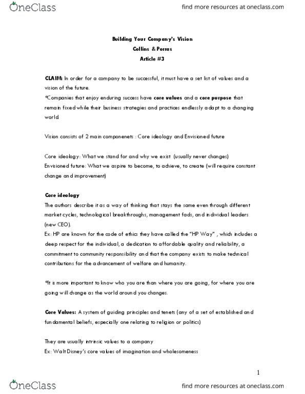 COMM 210 Lecture Notes - Lecture 3: Nordstrom, Apple Inc., 5 Whys thumbnail