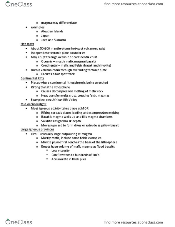 EPSC 201 Lecture Notes - Lecture 15: Calcite, Heat Transfer, Continental Crust thumbnail