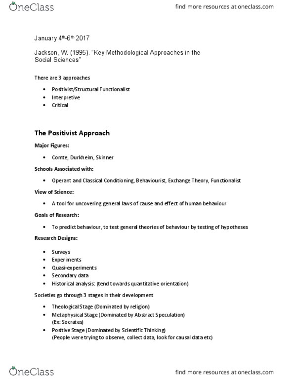 HLTHAGE 1AA3 Chapter Notes - Chapter 1: Human Behaviour, Grounded Theory, Classical Conditioning thumbnail