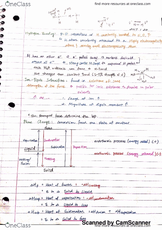 CHEM 102 Lecture 2: 1/20 Lecture - Intermolecular forces - 2 thumbnail