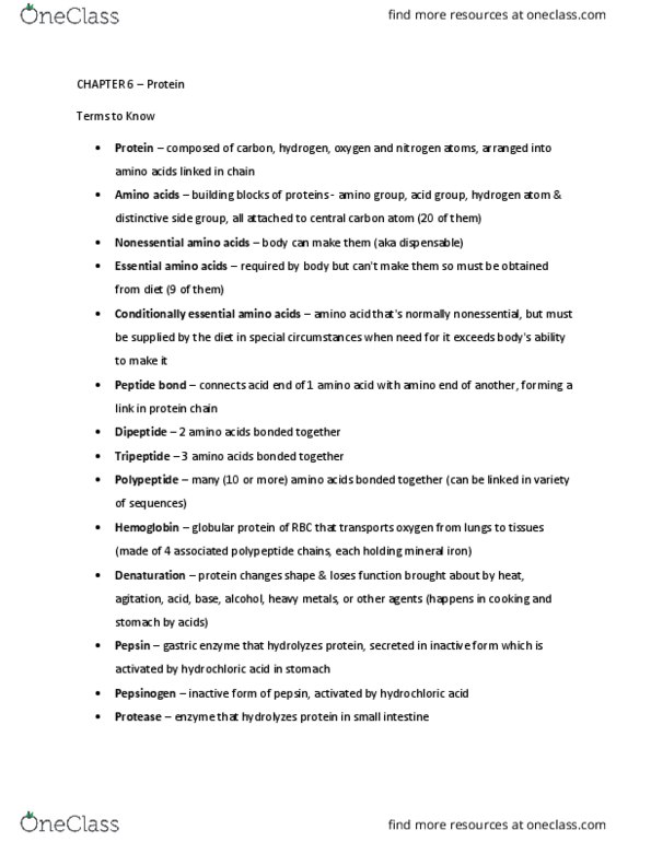 NTDT200 Chapter Notes - Chapter 6: Fluid Balance, Kwashiorkor, Acidosis thumbnail