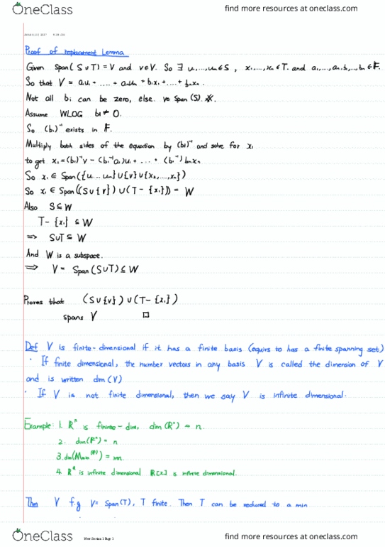 MATH146 Lecture 7: Replacement Lemma thumbnail