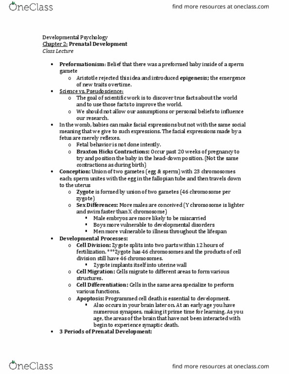 PSYC 2400 Lecture Notes - Lecture 2: Shining Light, Cell Migration, Apoptosis thumbnail